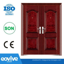Heat transfer printing double stainless steel door for house